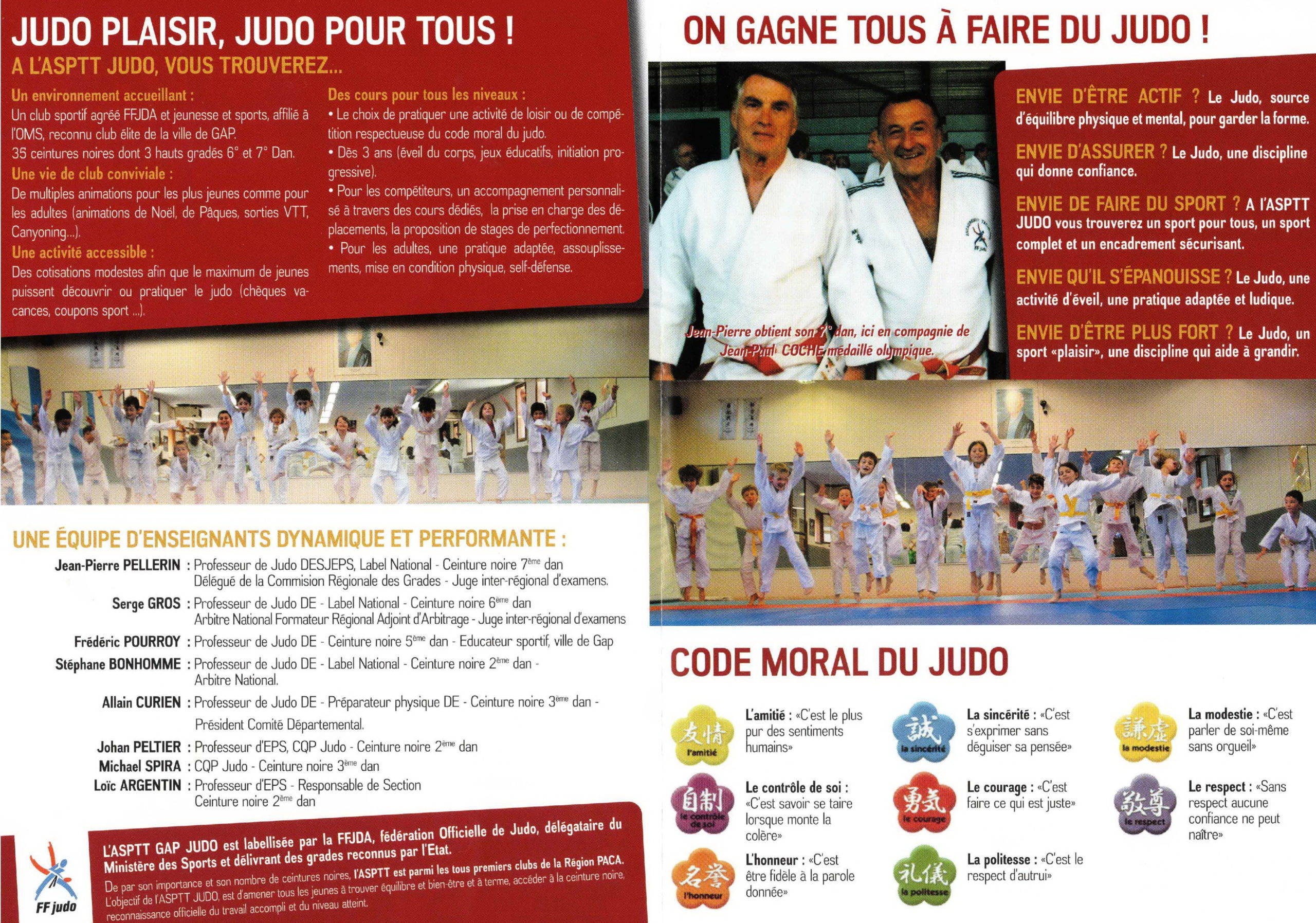 Judo. Reprise des cours - ASPTT Gap